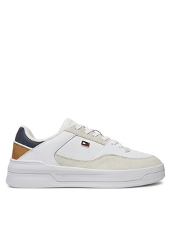 Sneakersy Tommy Hilfiger Essent Basket FW0FW08615 Biały ze sklepu eobuwie.pl w kategorii Buty sportowe damskie - zdjęcie 177505637