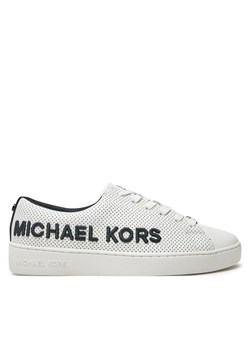 Sneakersy MICHAEL Michael Kors Keaton Lace Up 43R5KEFS1L Biały ze sklepu eobuwie.pl w kategorii Buty sportowe damskie - zdjęcie 177506287