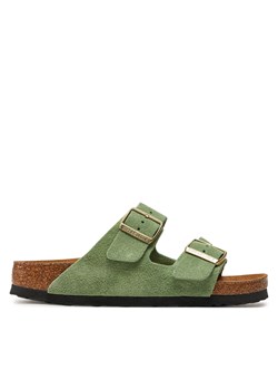 Klapki Birkenstock Arizona Sfb Leve 1027962 Zielony ze sklepu eobuwie.pl w kategorii Klapki damskie - zdjęcie 177506347