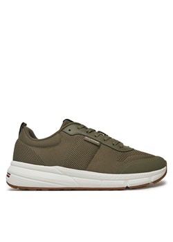 Sneakersy Tommy Hilfiger Lightweight Modern FM0FM05326 Khaki ze sklepu eobuwie.pl w kategorii Buty sportowe męskie - zdjęcie 177506388