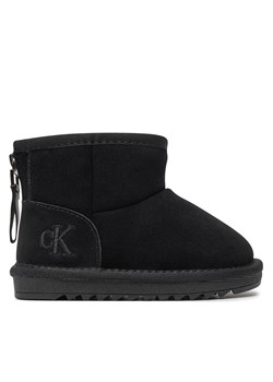 Śniegowce Calvin Klein Jeans Fur Boot V3A5-81036-0187 M Czarny ze sklepu eobuwie.pl w kategorii Buty zimowe dziecięce - zdjęcie 177506487