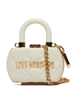 Torebka LOVE MOSCHINO JC4056PP1MLA0110 Écru ze sklepu eobuwie.pl w kategorii Kopertówki - zdjęcie 177506555