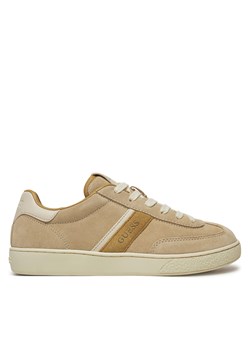 Sneakersy Guess FLPNOL SUE12 Beżowy ze sklepu eobuwie.pl w kategorii Buty sportowe damskie - zdjęcie 177506669