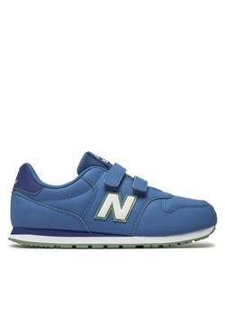 Sneakersy New Balance GV500FBI Niebieski ze sklepu eobuwie.pl w kategorii Buty sportowe dziecięce - zdjęcie 177506956