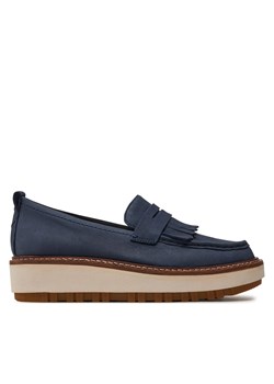 Mokasyny Clarks Oriannaw Loafer 26176639 Granatowy ze sklepu eobuwie.pl w kategorii Półbuty damskie - zdjęcie 177507037
