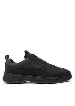 Sneakersy Tommy Hilfiger Nubuck Mix Hybrid Shoe FM0FM05092 Czarny ze sklepu eobuwie.pl w kategorii Buty sportowe męskie - zdjęcie 177507427