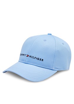 Czapka z daszkiem Tommy Hilfiger Essential Cap AU0AU01667 Niebieski ze sklepu eobuwie.pl w kategorii Czapki dziecięce - zdjęcie 177507526