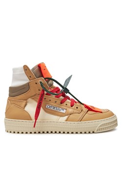 Sneakersy Off-White OMIA065S22LEA0030461 Brązowy ze sklepu eobuwie.pl w kategorii Buty sportowe męskie - zdjęcie 177507529