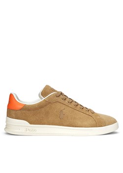 Sneakersy Polo Ralph Lauren Heritage Court 809955691005 Brązowy ze sklepu eobuwie.pl w kategorii Buty sportowe męskie - zdjęcie 177507946