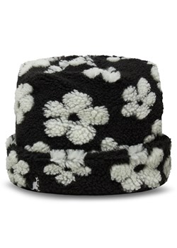 Czapka Kangol Floral Fleece Beanie K5421 Czarny ze sklepu eobuwie.pl w kategorii Czapki zimowe damskie - zdjęcie 177508096