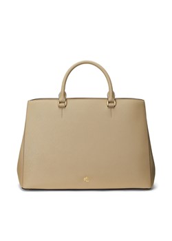 Torebka LAUREN RALPH LAUREN Hanna 431898556023 Beżowy ze sklepu eobuwie.pl w kategorii Torby Shopper bag - zdjęcie 177508227