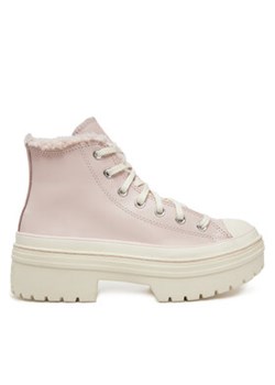 Converse Trampki Chuck Taylor All Star Lugged Heel Sherpa A09346C 662 Różowy ze sklepu MODIVO w kategorii Trampki damskie - zdjęcie 177513436