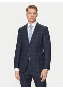 BOSS Garnitur H-Huge 50518097 Granatowy Slim Fit ze sklepu MODIVO w kategorii Garnitury męskie - zdjęcie 177515339