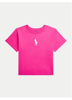 Polo Ralph Lauren T-Shirt 313957340001 Różowy Boxy Fit ze sklepu MODIVO w kategorii Bluzki dziewczęce - zdjęcie 177515778