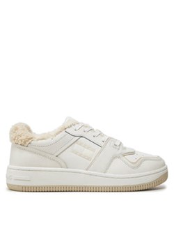 Tommy Jeans Sneakersy Retro Basket EN0EN02593 Écru ze sklepu MODIVO w kategorii Buty sportowe damskie - zdjęcie 177516765