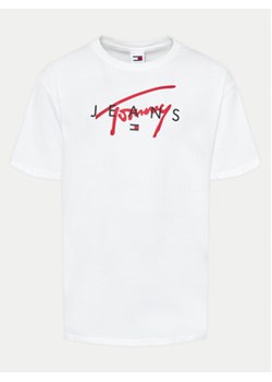 Tommy Jeans T-Shirt Signature Twist DM0DM19683 Biały Regular Fit ze sklepu MODIVO w kategorii T-shirty męskie - zdjęcie 177518606