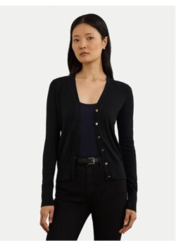 LAUREN RALPH LAUREN Kardigan 200808207001 Czarny Slim Fit ze sklepu MODIVO w kategorii Swetry damskie - zdjęcie 177524025