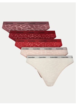 Calvin Klein Underwear Komplet 5 par fig klasycznych 000QD5253E Kolorowy ze sklepu MODIVO w kategorii Majtki damskie - zdjęcie 177524306