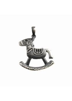 Konik na biegunach - zawieszka srebrna ze sklepu Venus Galeria - Magiczny Ogród Biżuterii Srebrnej w kategorii Zawieszki - zdjęcie 177526729