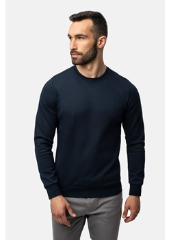 BLUZA CLUB Z OKRĄGŁYM DEKOLTEM GRANAT ze sklepu Recman w kategorii Bluzy męskie - zdjęcie 177532356