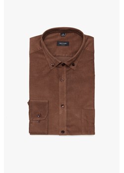 KOSZULA FORMENTO 3124 DŁUGI RĘKAW SLIM FIT BRĄZ ze sklepu Recman w kategorii Koszule męskie - zdjęcie 177533327