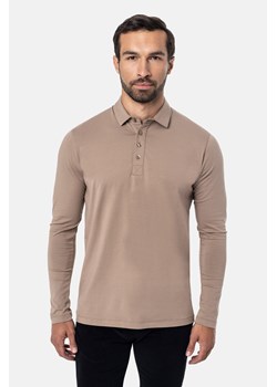 KOSZULKA POLO DR MANOM BEŻ ze sklepu Recman w kategorii T-shirty męskie - zdjęcie 177534558