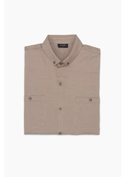 KOSZULA FORMENTO 3227 DŁUGI RĘKAW SLIM FIT BEŻOWA ze sklepu Recman w kategorii Koszule męskie - zdjęcie 177534936