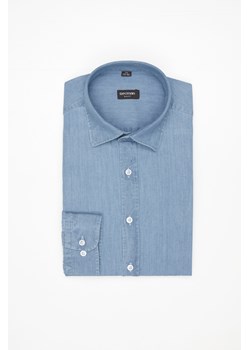 KOSZULA FORMENTO 3230 DŁUGI RĘKAW SLIM FIT BŁĘKITNA JEANSOWA ze sklepu Recman w kategorii Koszule męskie - zdjęcie 177534965