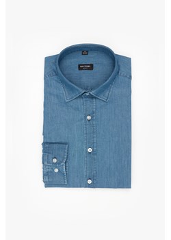 KOSZULA FORMENTO 3230 DŁUGI RĘKAW SLIM FIT NIEBIESKA JEANSOWA ze sklepu Recman w kategorii Koszule męskie - zdjęcie 177534968