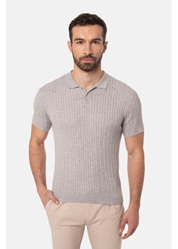 KOSZULKA POLO SILIO SZARA ze sklepu Recman w kategorii T-shirty męskie - zdjęcie 177534975