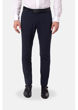 SPODNIE CLASSIC SPOLETO 316 GRANATOWE Z WEŁNĄ ze sklepu Recman w kategorii Spodnie męskie - zdjęcie 177535258