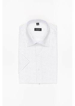 KOSZULA COLINE 3250E KRÓTKI RĘKAW SLIM FIT BIAŁA Z BAWEŁNĄ ze sklepu Recman w kategorii Koszule męskie - zdjęcie 177535506