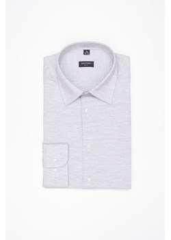 KOSZULA VERSONE 3255D DŁUGI RĘKAW SLIM FIT SZARA Z BAWEŁNY ze sklepu Recman w kategorii Koszule męskie - zdjęcie 177535649
