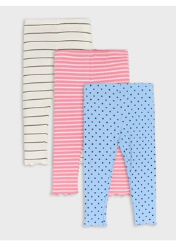 Sinsay - Legginsy 3 pack - biały ze sklepu Sinsay w kategorii Spodnie dziewczęce - zdjęcie 177554829