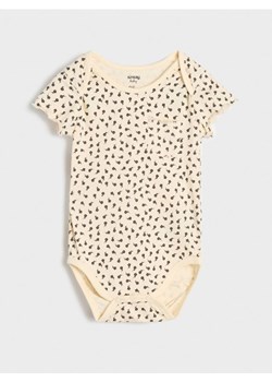 Sinsay - Body - kremowy ze sklepu Sinsay w kategorii Body niemowlęce - zdjęcie 177555058