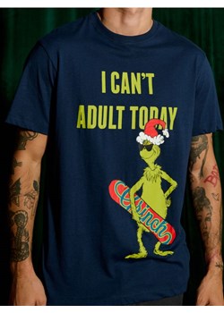 Sinsay - Koszulka Grinch - granatowy ze sklepu Sinsay w kategorii T-shirty męskie - zdjęcie 177556178