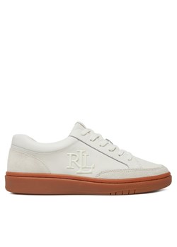 Sneakersy LAUREN RALPH LAUREN Hailey VI 802959240001 Biały ze sklepu eobuwie.pl w kategorii Buty sportowe damskie - zdjęcie 177559408