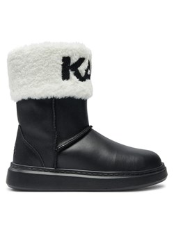 Botki Karl Lagerfeld Kids Z30312 S Czarny ze sklepu eobuwie.pl w kategorii Buty zimowe dziecięce - zdjęcie 177560009