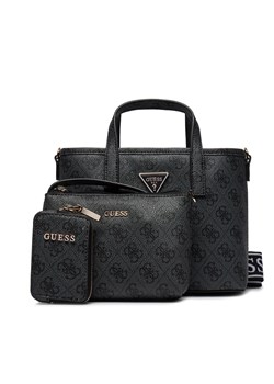 Torebka Guess Latona (SG) Mini-Bags HWSG92 11750 Czarny ze sklepu eobuwie.pl w kategorii Torby Shopper bag - zdjęcie 177560175