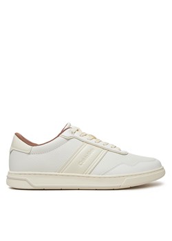 Sneakersy Calvin Klein Low Top Lace Up Logo HM0HM01653 Biały ze sklepu eobuwie.pl w kategorii Buty sportowe męskie - zdjęcie 177560228