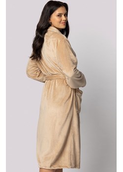 Envie beżowy szlafrok damski plus size Comfy, Kolor beżowy, Rozmiar 2XL/3XL, Envie ze sklepu Primodo w kategorii Szlafroki damskie - zdjęcie 177563616
