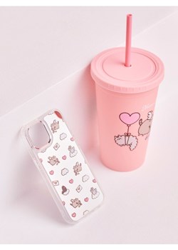 Sinsay - Etui na iPhone 15 Pusheen - biały ze sklepu Sinsay w kategorii Etui - zdjęcie 177568048