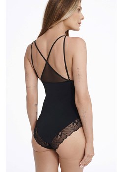 Esotiq bawełniane body czarne Heilo 41114-99X, Kolor czarny, Rozmiar S, Esotiq ze sklepu Intymna w kategorii Body damskie - zdjęcie 177568245