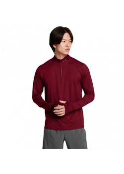 Męski longsleeve do biegania Under Armour UA Launch Pro 1/4 Zip - czerwony ze sklepu Sportstylestory.com w kategorii T-shirty męskie - zdjęcie 177575057