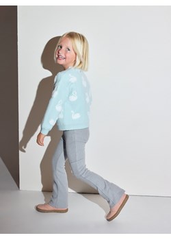 Reserved - Spodnie flare z kieszeniami cargo - jasnoszary ze sklepu Reserved w kategorii Spodnie dziewczęce - zdjęcie 177578599