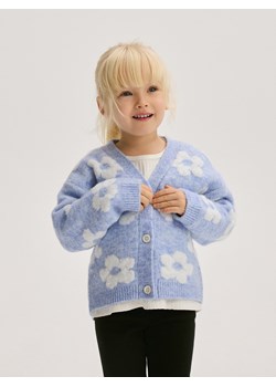 Reserved - Kardigan w kwiaty - jasnoniebieski ze sklepu Reserved w kategorii Swetry dziewczęce - zdjęcie 177578915