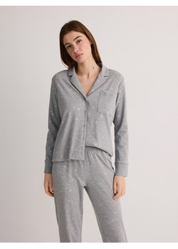 Reserved - Dwuczęściowa piżama ze wzorem - jasnoszary ze sklepu Reserved w kategorii Piżamy damskie - zdjęcie 177581506