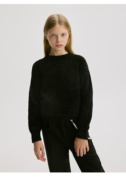 Reserved - Sweter z połyskującą nicią - czarny ze sklepu Reserved w kategorii Swetry dziewczęce - zdjęcie 177582217