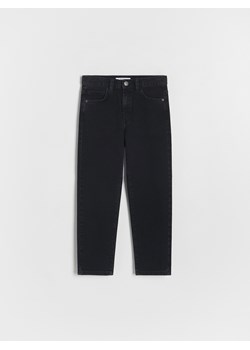 Reserved - Classic denim straight - czarny ze sklepu Reserved w kategorii Spodnie dziewczęce - zdjęcie 177582245