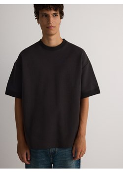 Reserved - T-shirt boxy - ciemnoszary ze sklepu Reserved w kategorii T-shirty męskie - zdjęcie 177587326